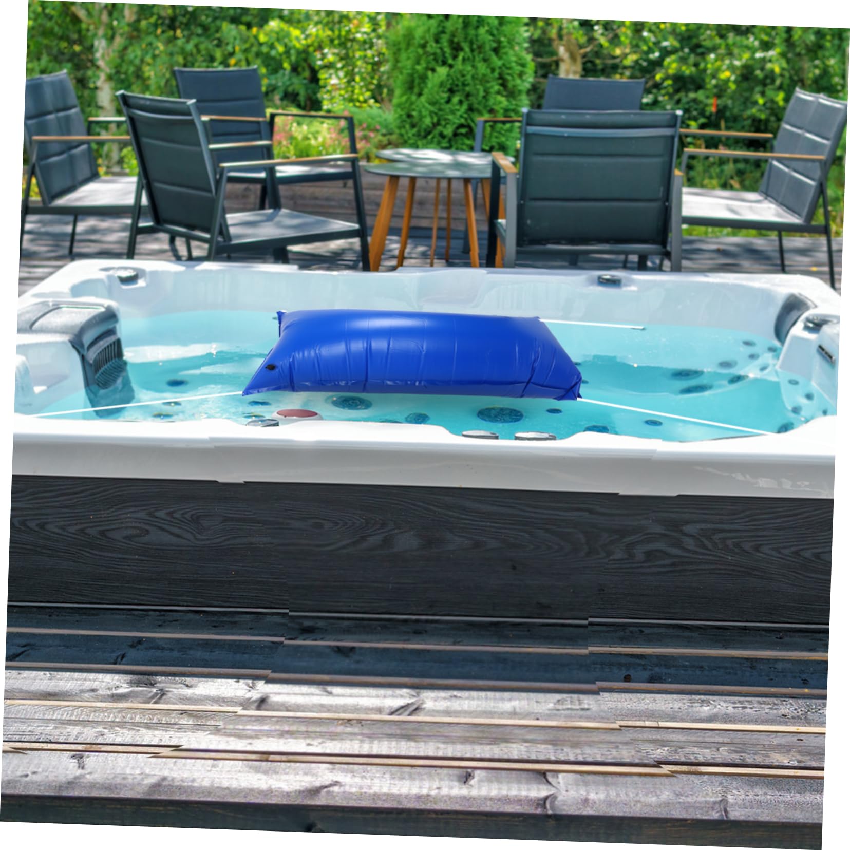 Oreiller d'hiver pour Piscine Hors Sol, PVC, Bleu, 1 Pièce