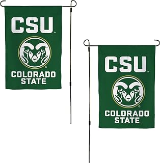 Desert Cactus Colorado State University CSU Garden Flag – 19 x 12 Inch Colorado State Rams Banner, for Outdoor Display and Events (Design E)