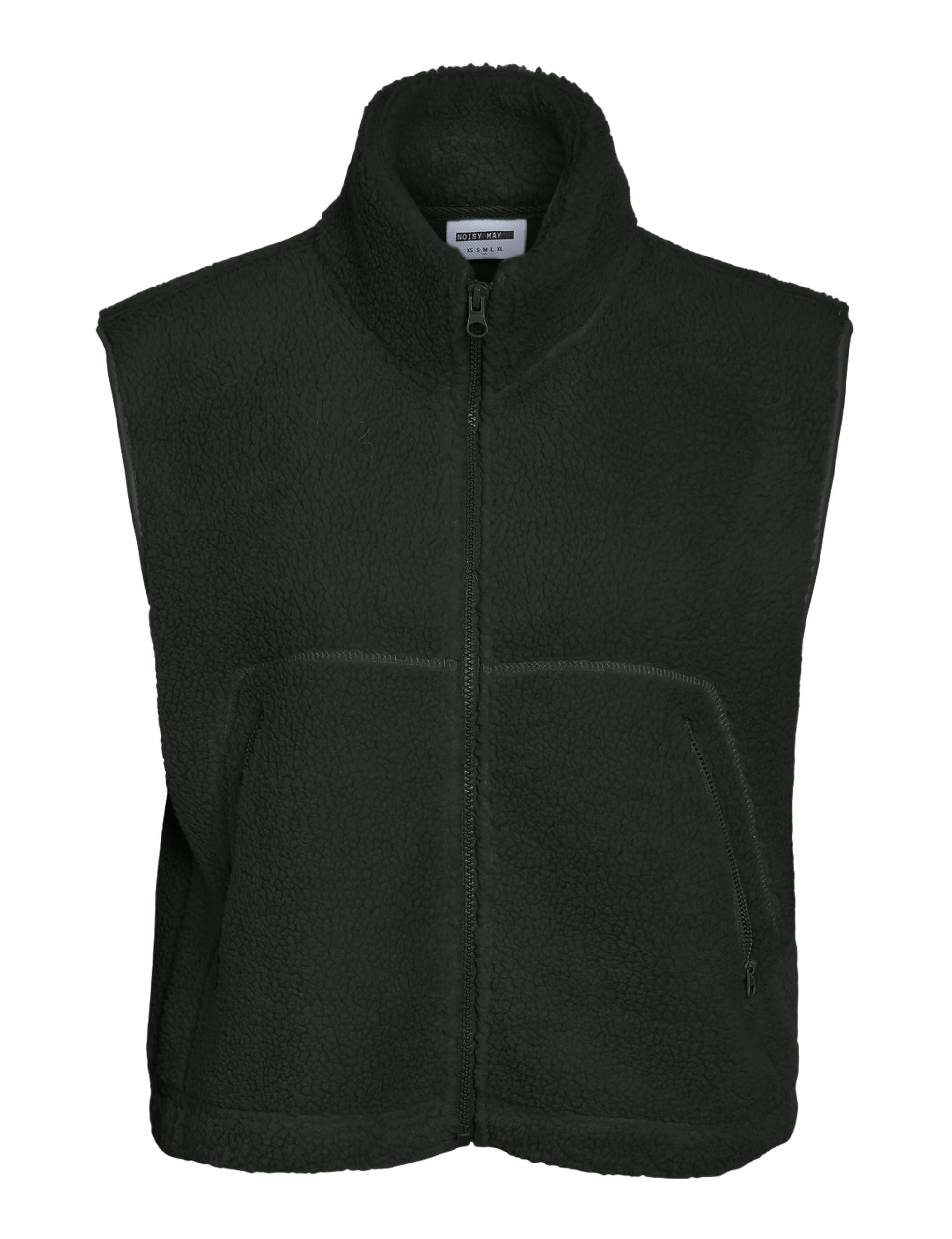 NOISY MAY Damen Nmmasey Short Teddy Vest FWD Noos