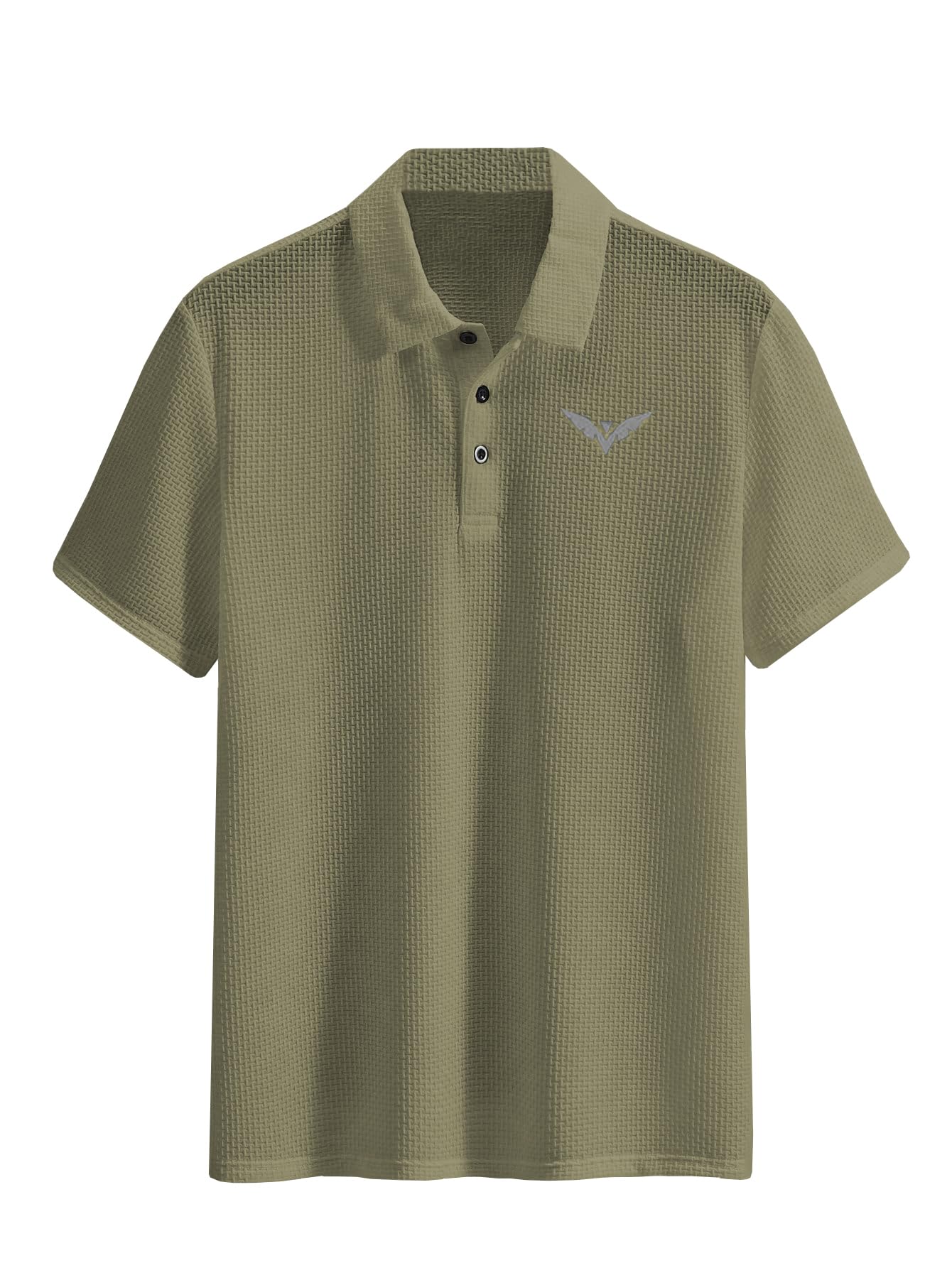 TAGDO Men's Cotton Rich Polo Tshirt | Textured Fabric Casual Collar T Shirt for Men | Half Sleeve Regular Fit Trendy Polo Tee Shirts for Everyday Wear (2029)