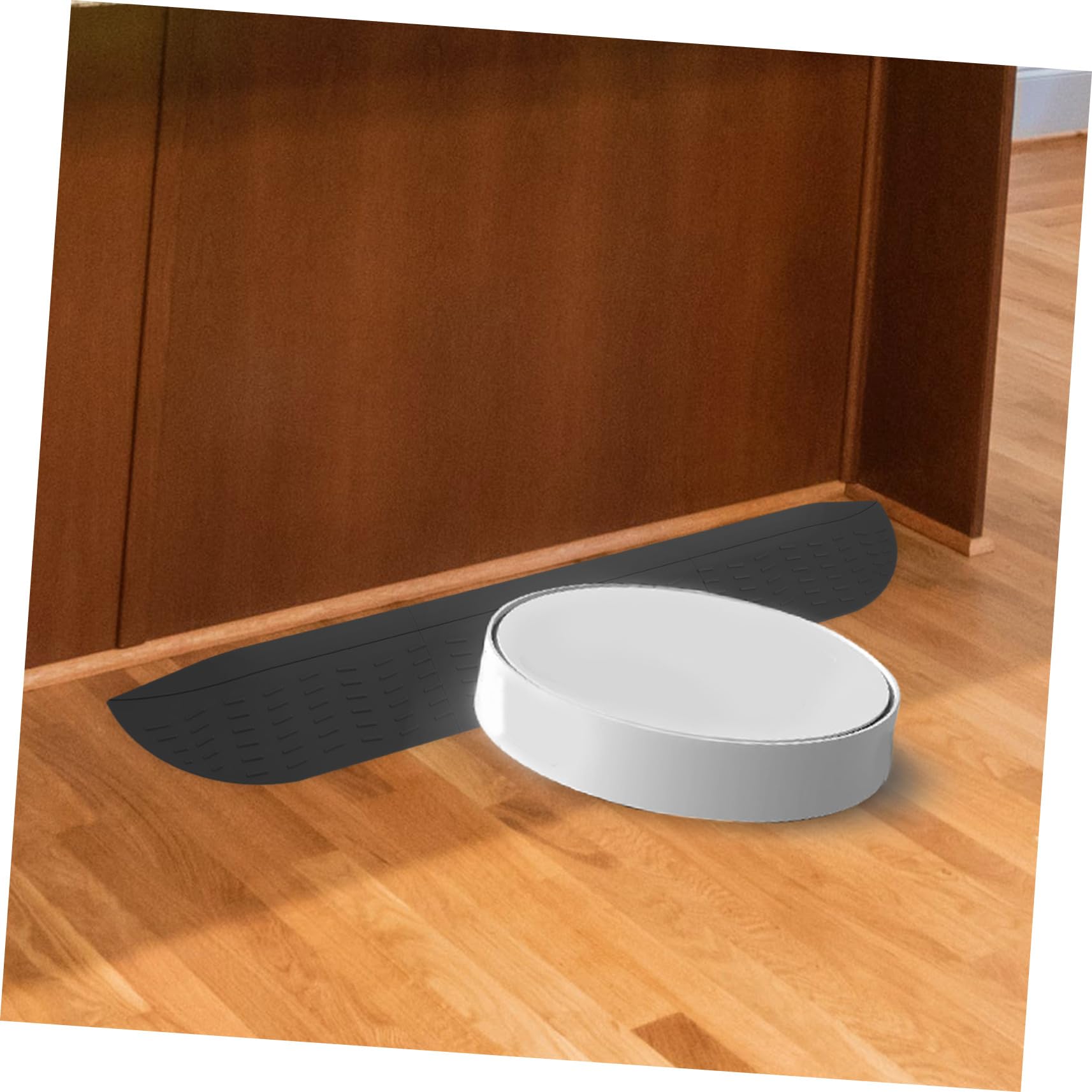 SEWOART Threshold Strip Curb Ramp Door Ramps for Wheelchairs Wheelchair Threshold Ramps for Doorways Wheelchair Ramps for Home Steps Shed Ramps Garage Door Threshold Step Ramp Rubber Black