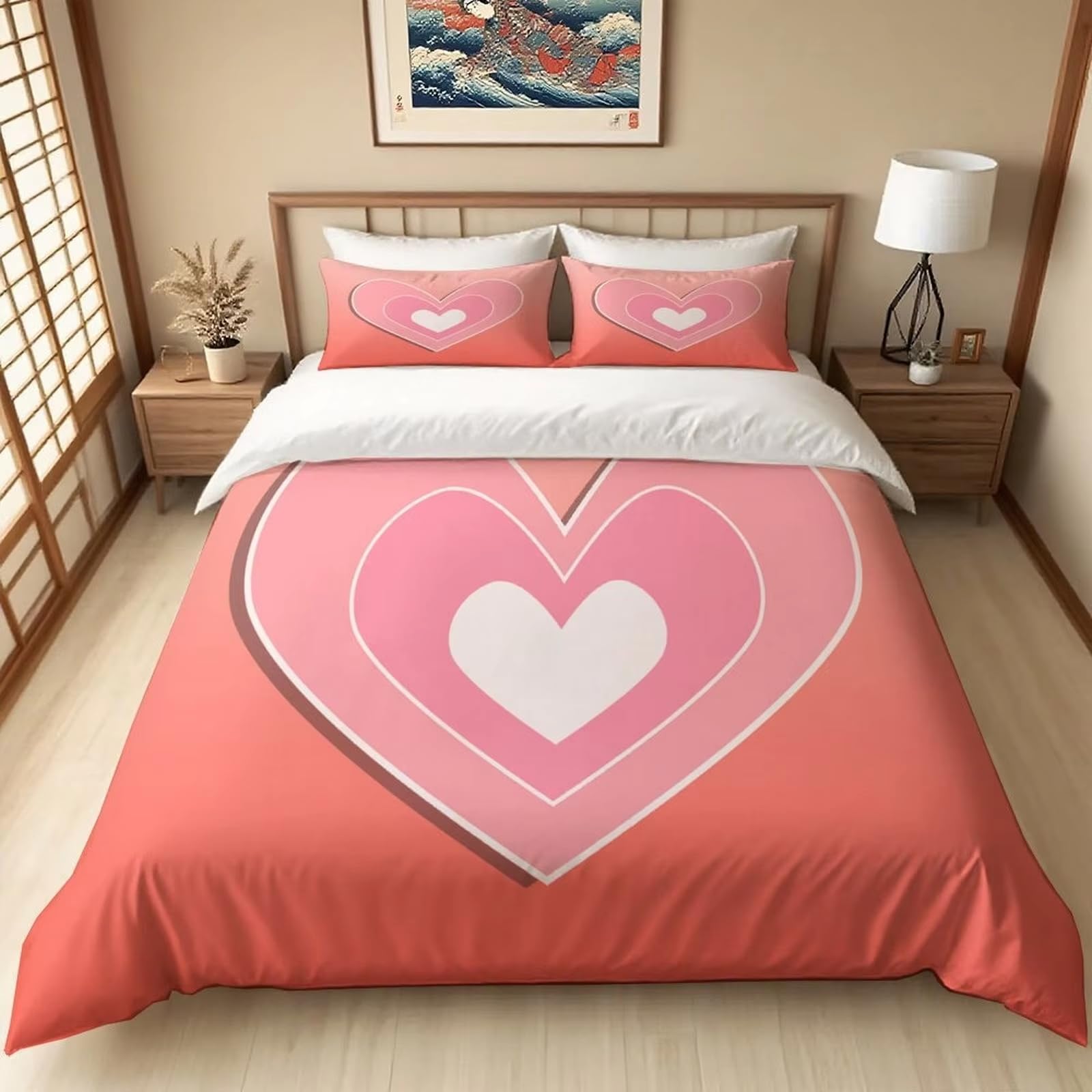 Parure de lit Love Heart pour lit simple : fini les draps rêches qui boulochent au lavage