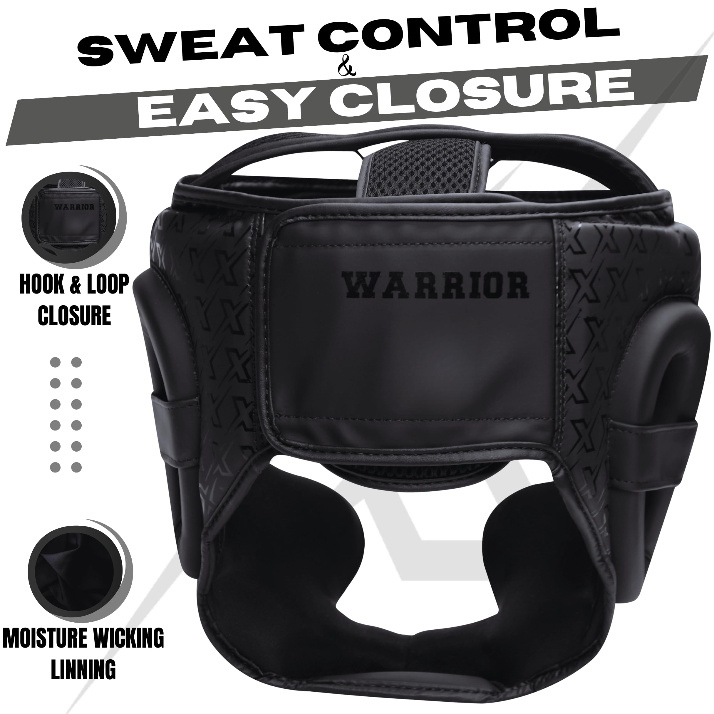 Caschetto per boxe, MMA, regolabile, imbottito, protezione per guance, fronte e orecchie, muay thai, kickboxing, sparring, arti marziali, karate, taekwondo