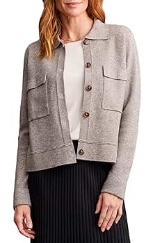 トップス Time is on NEW MIX COLLARED CARDIGAN トップス Time is on NEW MIX COLLARED CARDIGAN トップス Time