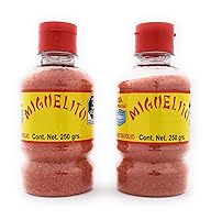 Vista 2 de Miguelito Chamoy Chilito Polvo Mexicano Candy Chili Powder 2 Botellas 8.82 oz Ea
