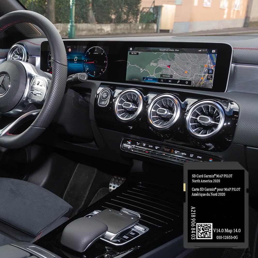 Última versión A2189068403 Tarjeta SD de navegación compatible con Pilot GLC 300 CLA 250 GLA 250 C300, solo apto para sistema NTG 5 Audio 20 (código 522)