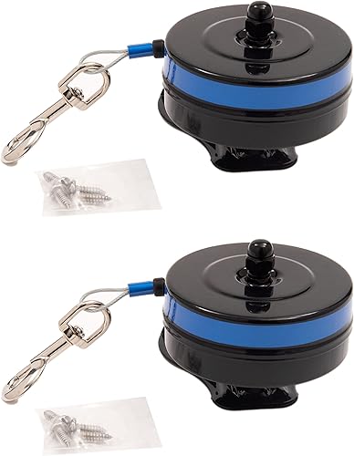 Miniatura 5 de Lixit Sujeciones Retráctiles con Soporte de Montaje y Estaca para Perros (Soporte de Montaje, Pequeño)