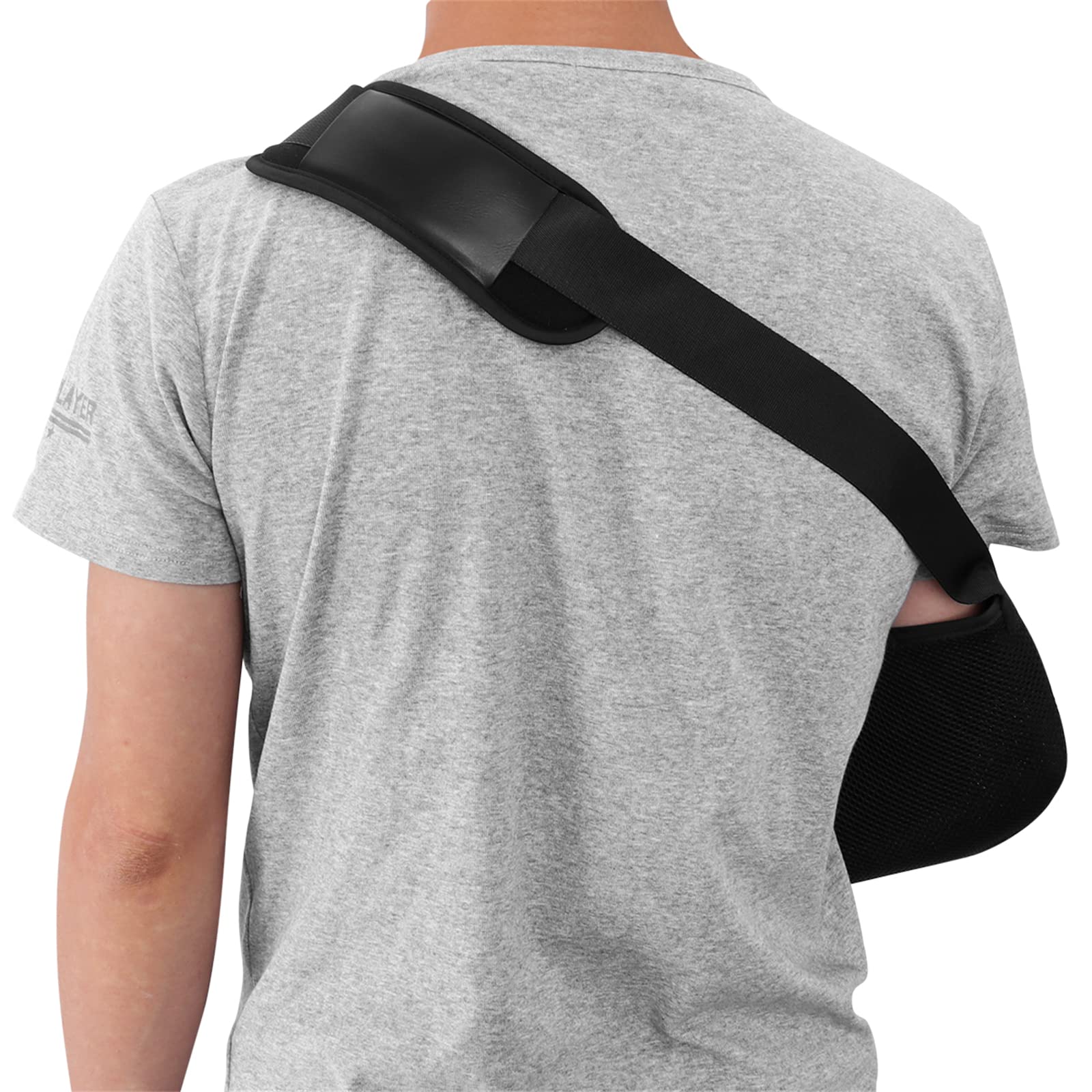 Cabestrillo para brazo, correa de soporte médico transpirable y liviana para lesiones de hombro para mujeres y hombres, manguito rotador roto, cirugía de muñeca y codo con correas de soporte