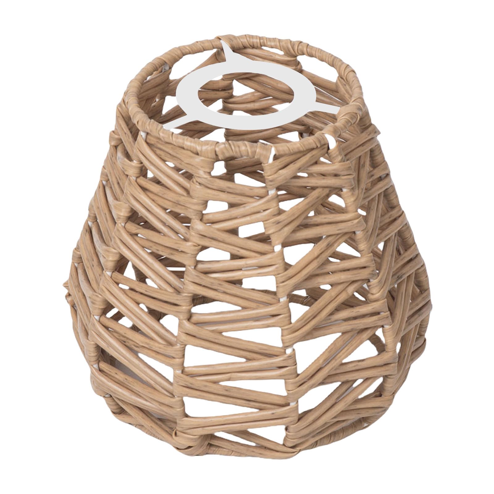 Woedpez 545B Rattan Lampshades Ceiling Light Shade Suitable For Bedroom Restaurants And Living Spaces With Soft Lighting Rattan Light Fixture
