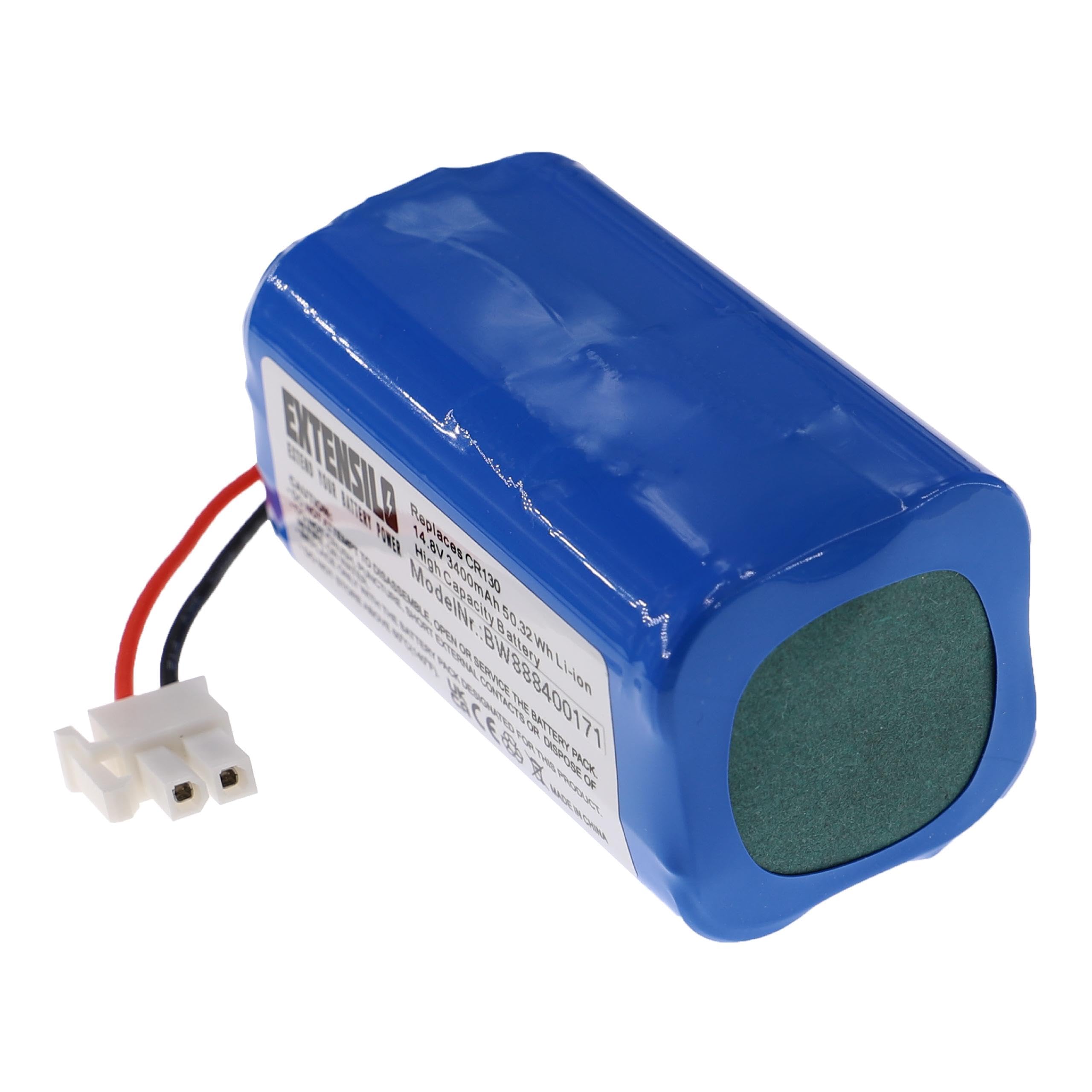 batteria compatibile con Silvercrest SSRA1 home cleaner (3400mAh, 14,8V, Li-Ion)