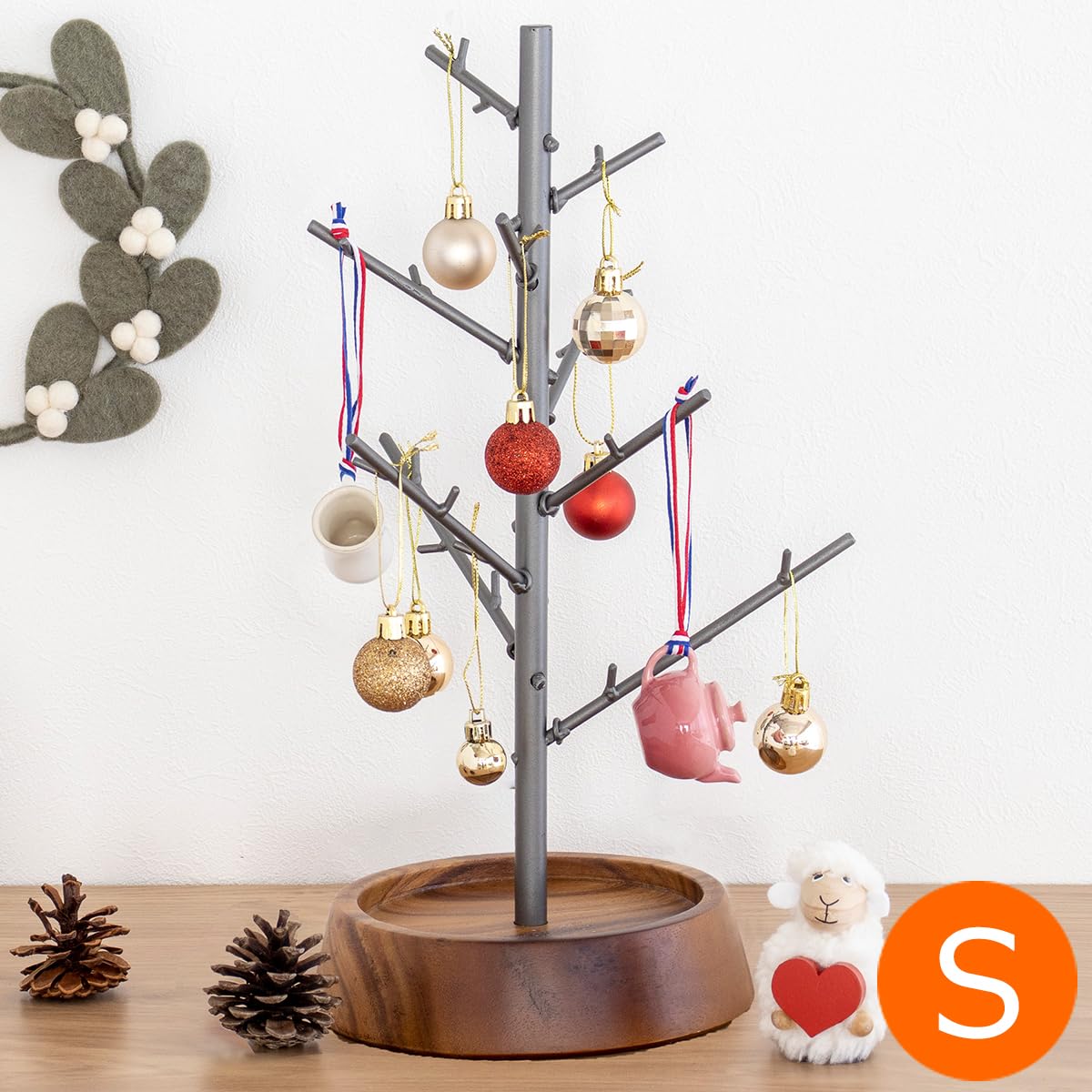 Amazon.co.jp: shesay クリスマスツリーにもなる アイアン