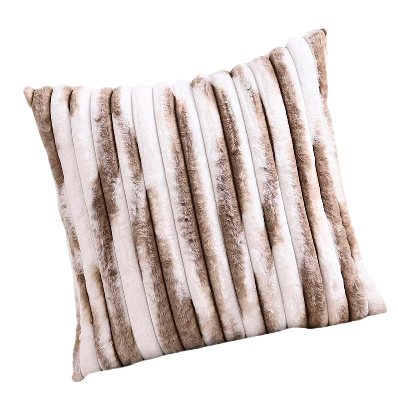 Hsioluted Imitation Hair Cushion Cover 45x45cm Comfortable Materials for Living Room Bedroom Imitation Rabbits Hair Pillow Cover