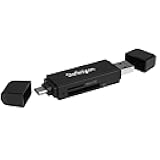 StarTech.com USB Memory Card Reader - USB 3.0 SD Card Reader - Compact - 5Gbps - USB Card Reader - MicroSD USB Adapter