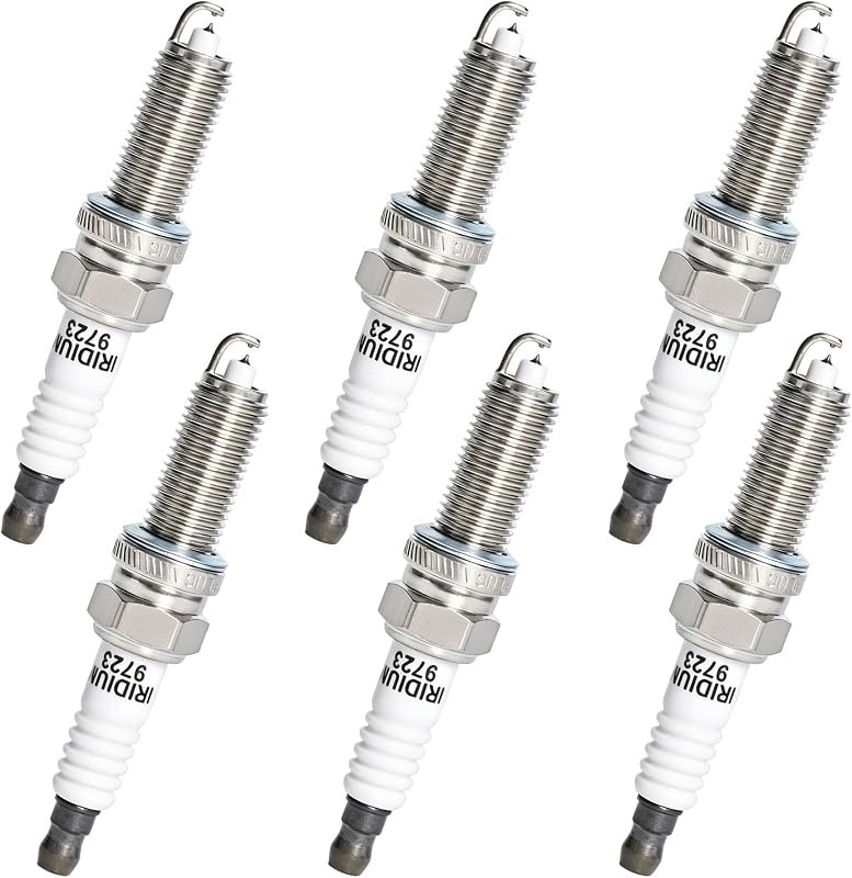 Vela de ignição Iridium Platinum RLP 9723 para Dodge, Chrysler, Jeep e outros – Kit com 6 unidades