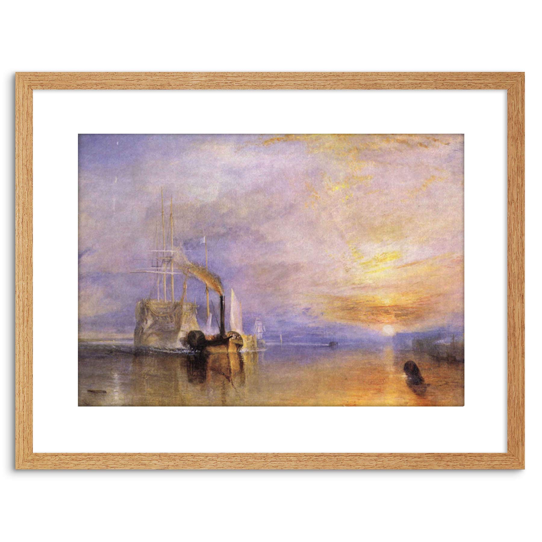 Wee Blue Coo Painting Turner Deception Old Master Framed Wall Art Print