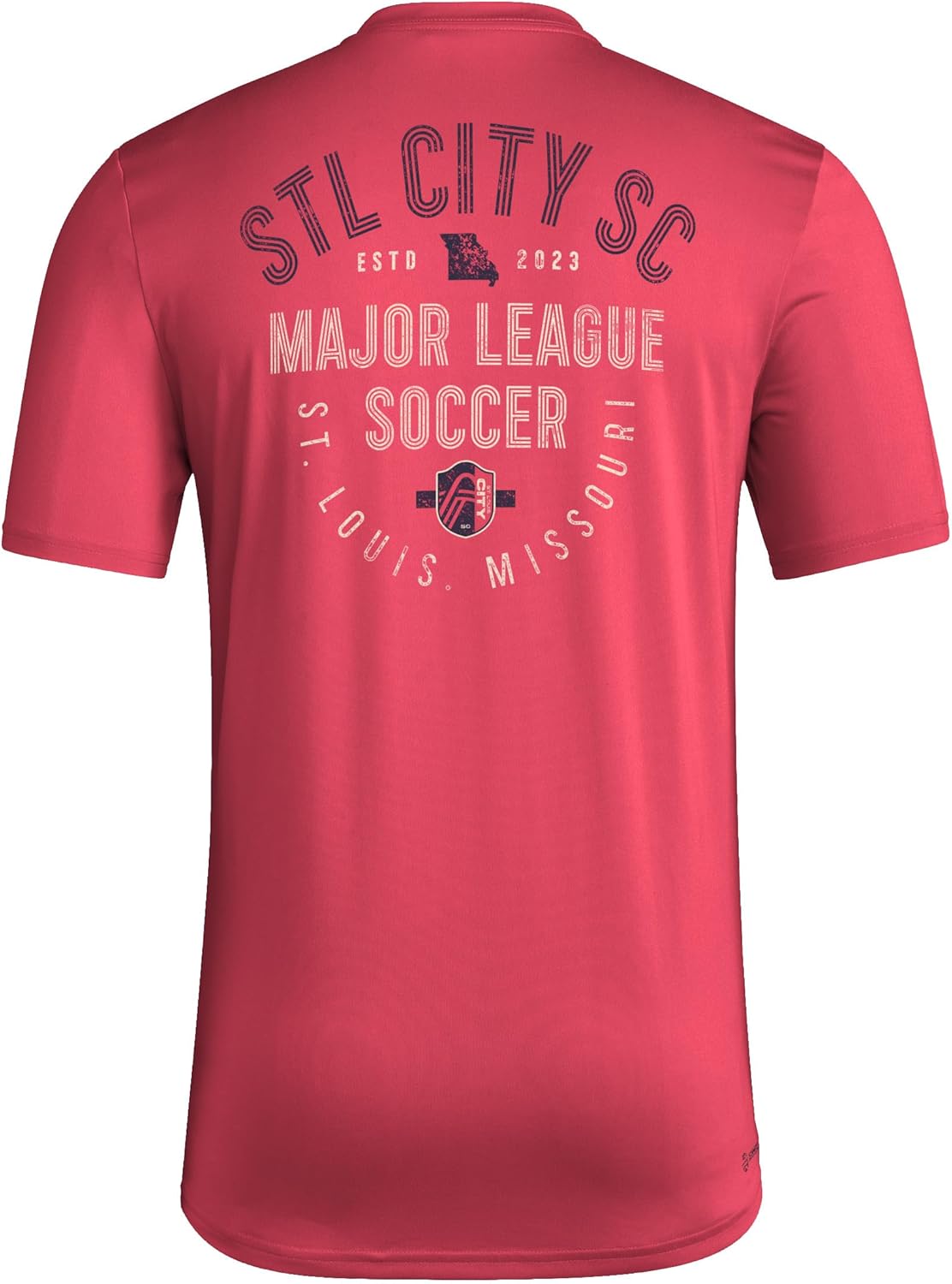 adidas Mens St. Louis City Soccer Club MLS Long Sleeve T-Shirt - Image 3