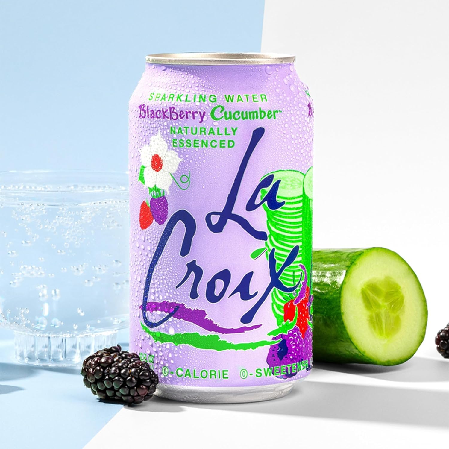 Amazon.com : La Croix Sparkling Water, Blackberry Cucumber, 8-Pack