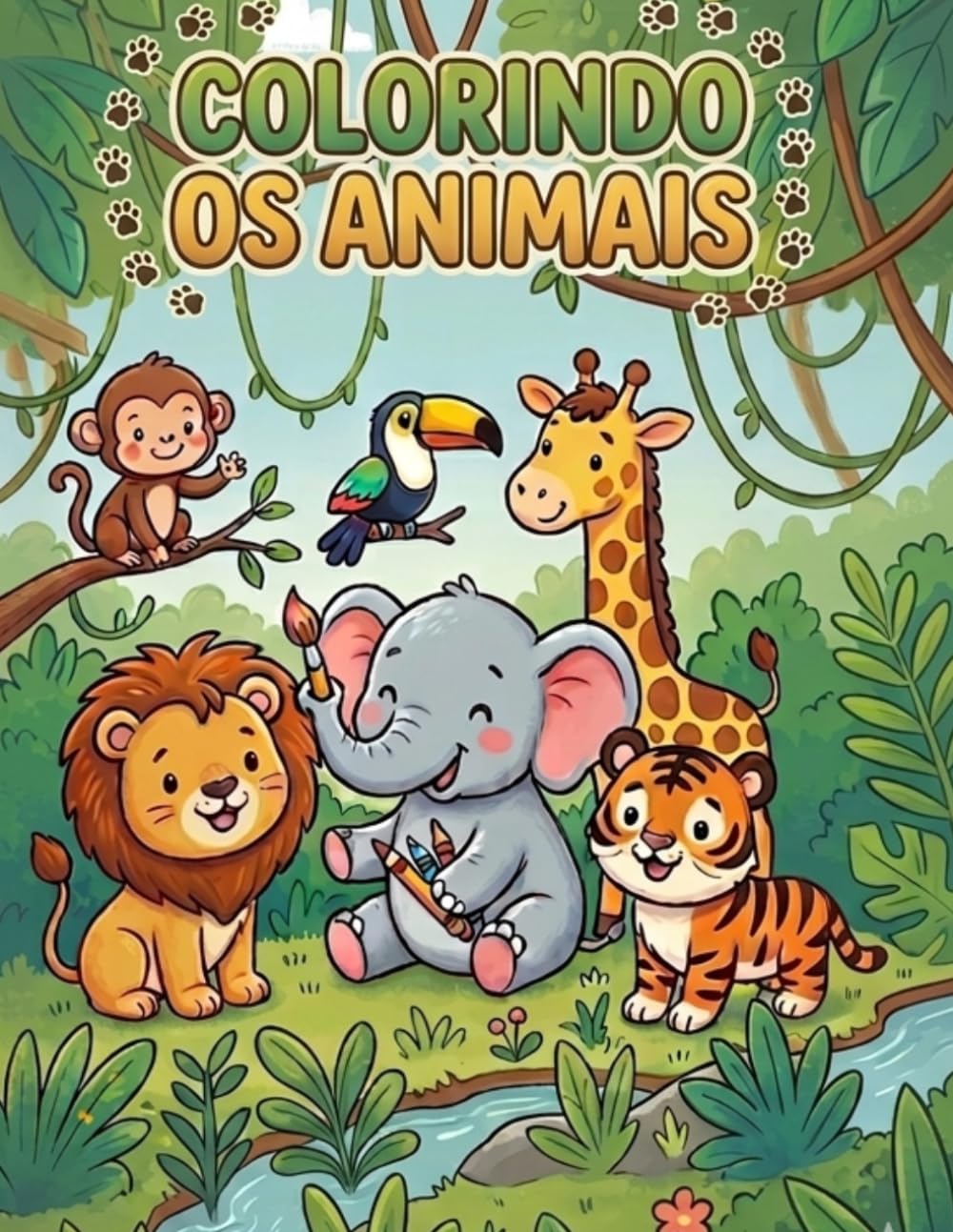 Colorir os animais: Colorir os animais