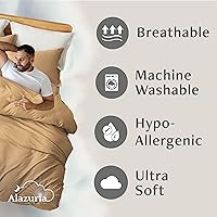 Vista 3 de Funda de edredón de tamaño individual – Juego de ropa de cama de 2 piezas (1 funda de edredón y 1 funda de almohada) funda de edredón suave de doble