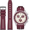 Moonswatch腕時計用バンド カーブなしラバーストラップ オメガX Swatch Moonswatch SpeedmasterRolexSEIKO 20mm腕時計に対応 Swatch Omega Moonswatch Speedmaster 腕時計交換用バンド