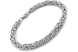 CH Around The World Round Gold Bracelet 6" Chain