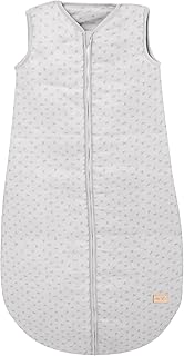 roba Babyschlafsack Lil Planet für Neugeborene - 110 cm - Ganzjahres Schlafsack aus Bio Baumwolle - Musselin GOTS - Grau