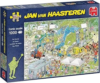 Jumbo, Jan Van Haasteren - 'The Film Set' Unique Comic Fun Designed Jigsaw Puzzle for Adults - 1,000 Piece