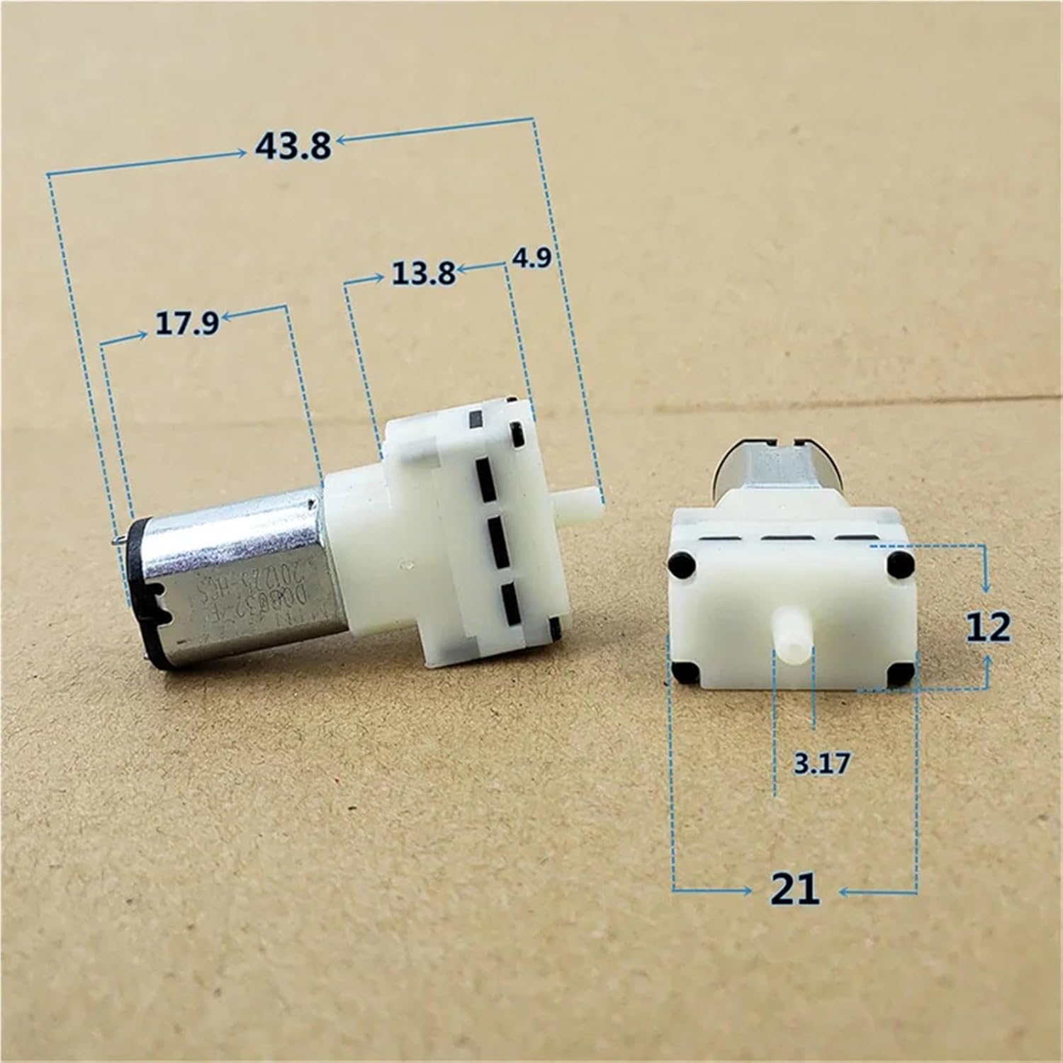 1pc 1.5V 3V 3.7V Mini 032 Motor Air Pump Micro Oxygen Pressure Pump DIY Inflator Wrist Sphygmomanometer Aquarium Fish Tank