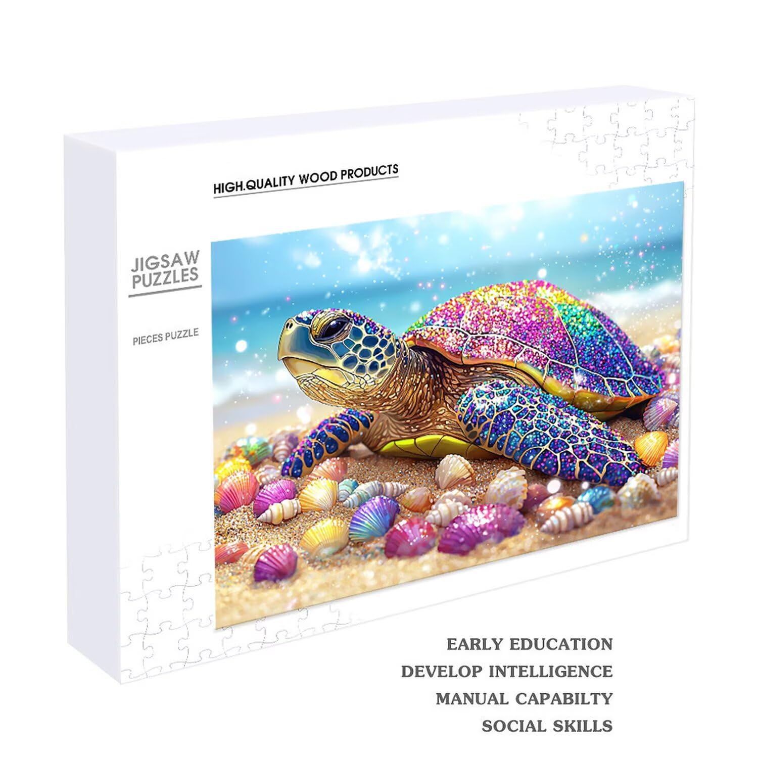 Puzzle in Legno per Adulti 5000 Pezzi | Spiaggia tartarughe| Giocattoli Educativi | Puzzle Adulti E Famiglie Decor | Dimensione Di 156x105cm | Regalo Adultis | Regali Natale (Formato: 62.4x42in) o-260