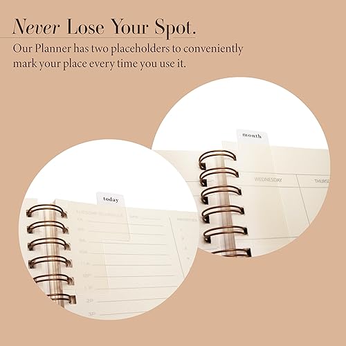 Miniatura 5 de Agenda Anecdote 2024. Agenda 2024-2025 de 8.5 x 10 pulgadas, encuadernada en espiral, semanal, mensual y diario 2024-2025 cuenta con una cubierta