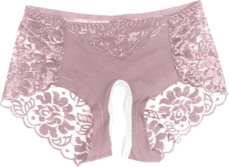 Ropa interior sexy y atrevida para mujer, bombacha sin costuras, bombacha de Bikini de encaje de malla, lencería sexual transparente y traviesa