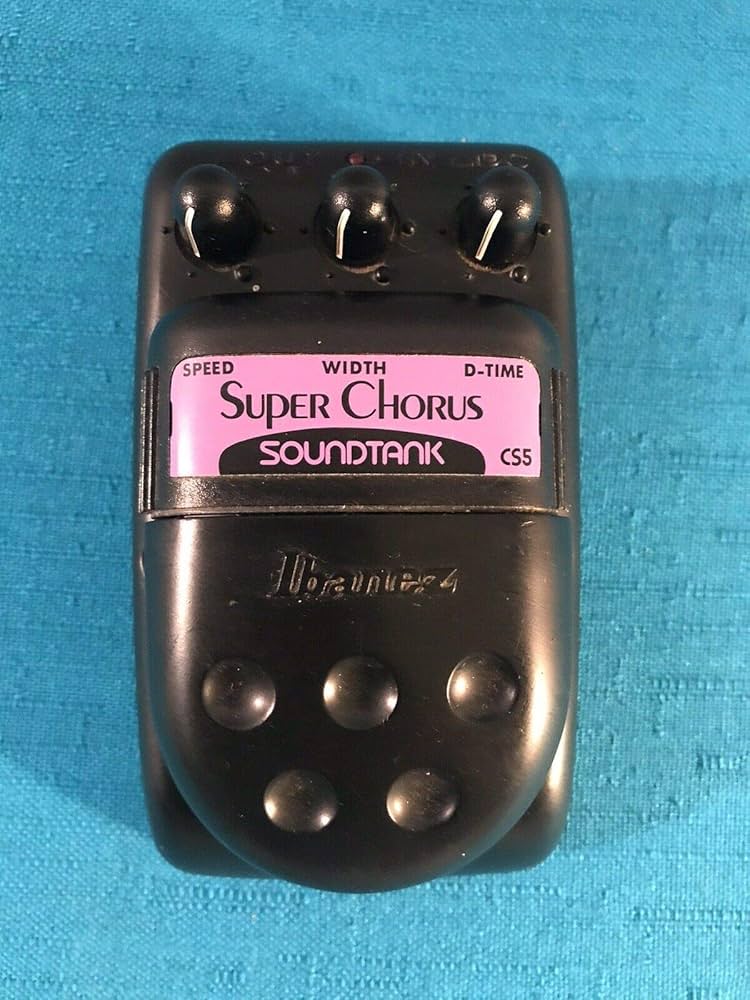 Ibanez Soundtank CS5 Super Chorus コーラス Ibanez CS5 Soundtank Super Analog Chorus Rare Guitar Effect