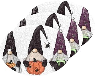 Halloween Kitchen Scrub Sponge Halloween Gnome Pumpkin Washing Dishes Cleaning Sponges Spiders Web Non Scratch Sponge for Dish Countertops Sinks Floors Showers Tile Sinks 3 Pack