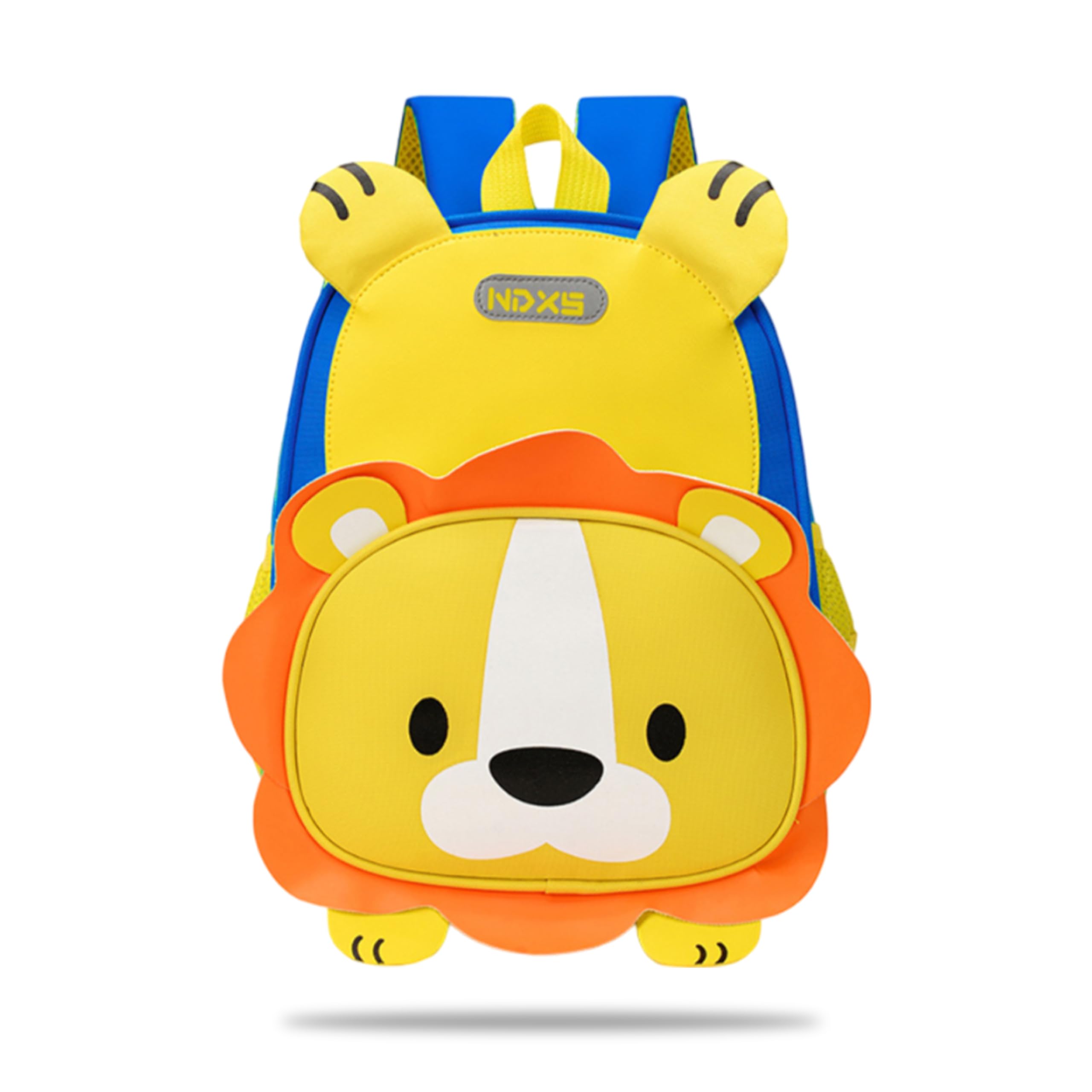 BEMBIKA School Bag The Perfect Children Backpack and School Bags For Kids Compact Stylish Backpack For Kids Exceptional-Quality Kids Kindergarten Backpack and Travel Backpack- (Lion|Royal Blue)