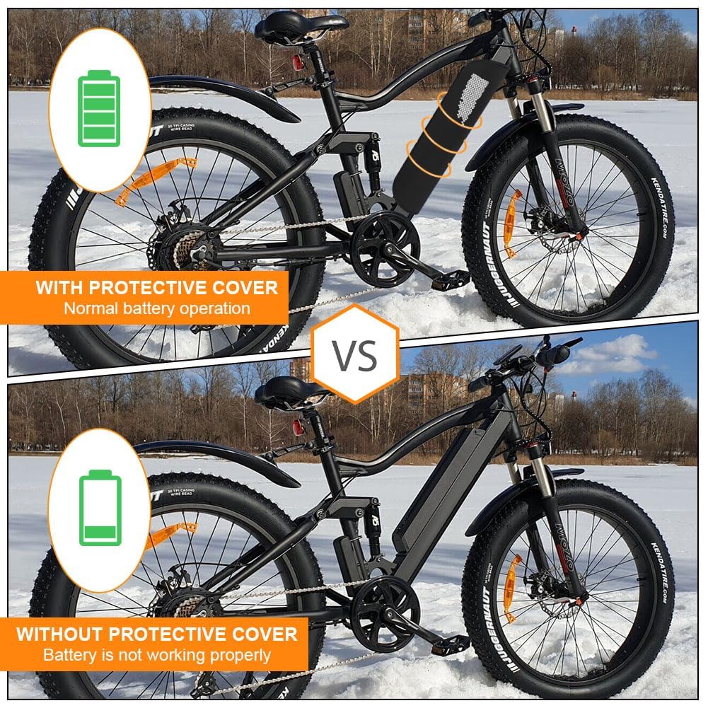 Housse De Protection Pour Batterie De Vélo électrique – Garde Le Froid, La Poussière Et Les Chocs Loin !