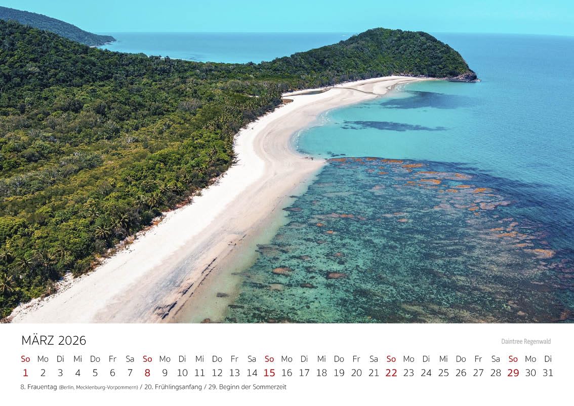 Edition Seidel Premium wandkalender Australië 2026 DIN A3