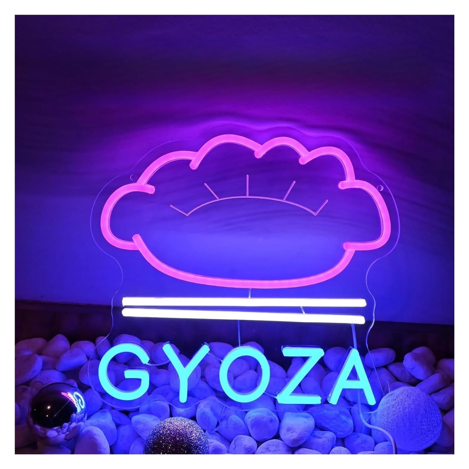 Amazon.co.jp: ネオンサイン LED GYOZA ネオンサイン 餃子ライト 調光