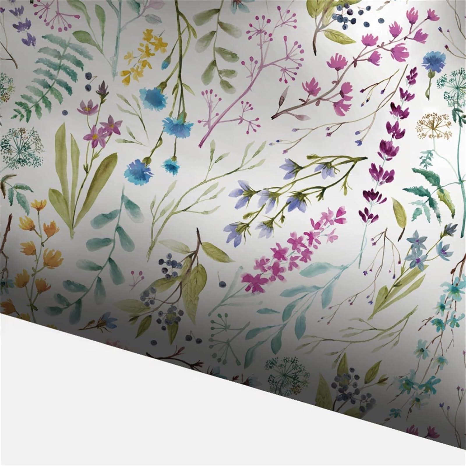 15cm x 250cm łazienka fioletowe liście przyklejane na płytki kuchenne Splashback skórki i przyklejane płytki podłogowe 3D samoprzylepne Kitche(40x100cm)