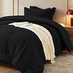 King Set de confort de taille 7 Pièces - Lit doux dans un sac King Bed Set, Ensembles de draps confortables avec consolateur toute saison, Feuille plate, Draps ajustés, 2 Carcasses d'oreillers & 2 Shams, Blanc