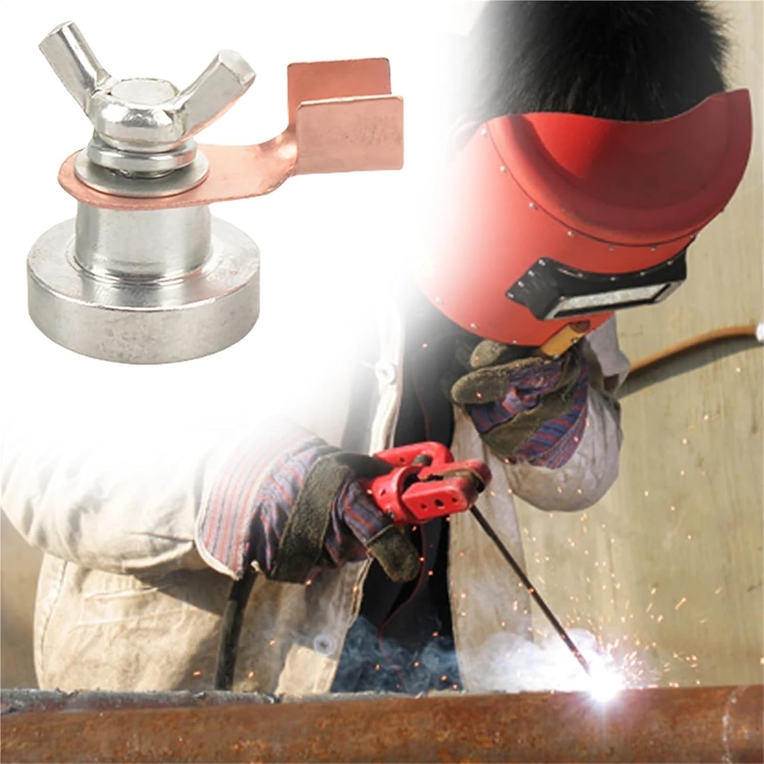 Welding Magnetic Grounding Clamp Support Ground Tool Device Versatile 1Pcs(StyleA S)