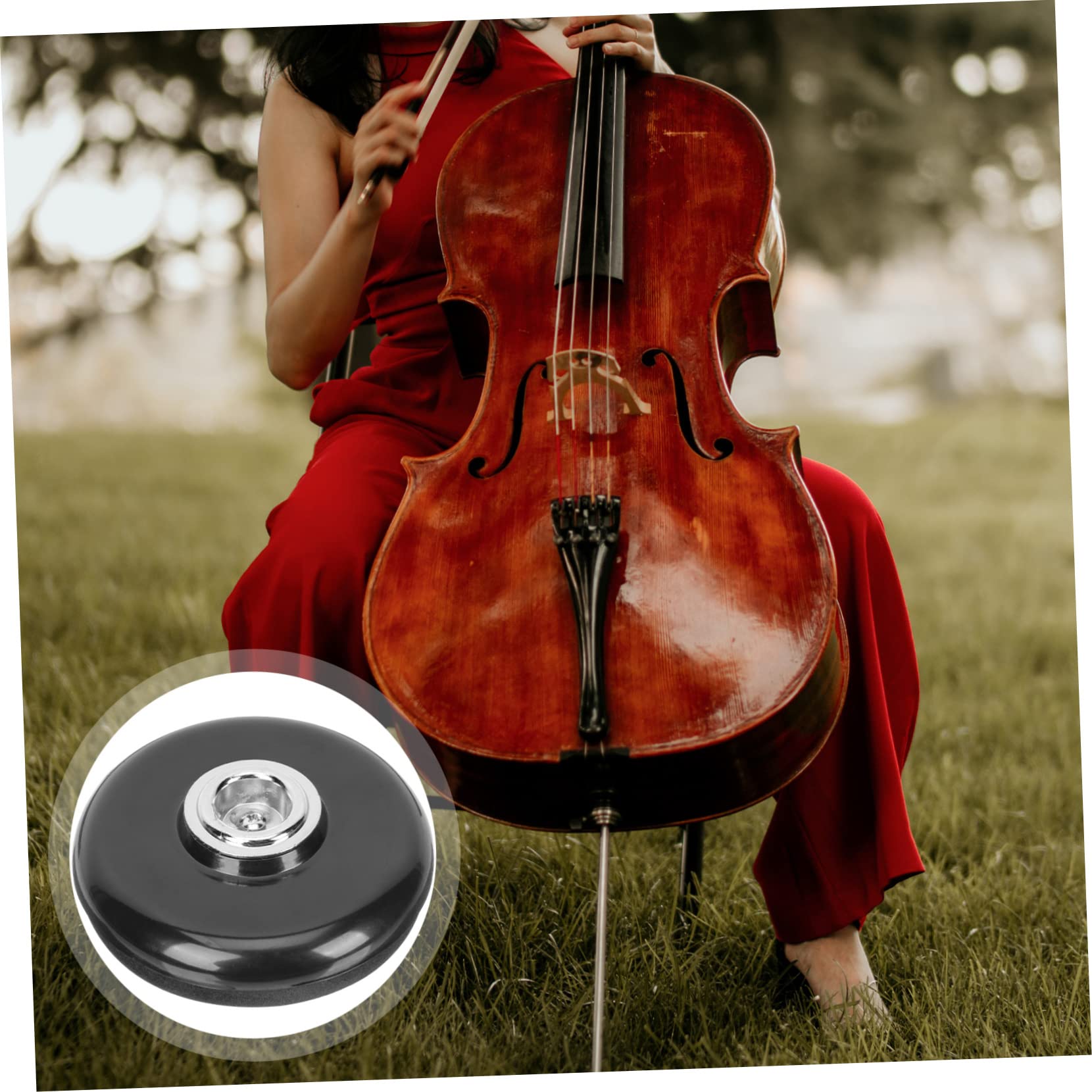 Professionelle Rutschfeste Cello Unterlage aus Pvc und Metall mit Leichtem Gewicht für Outdoor Performance und Sicheren Transport