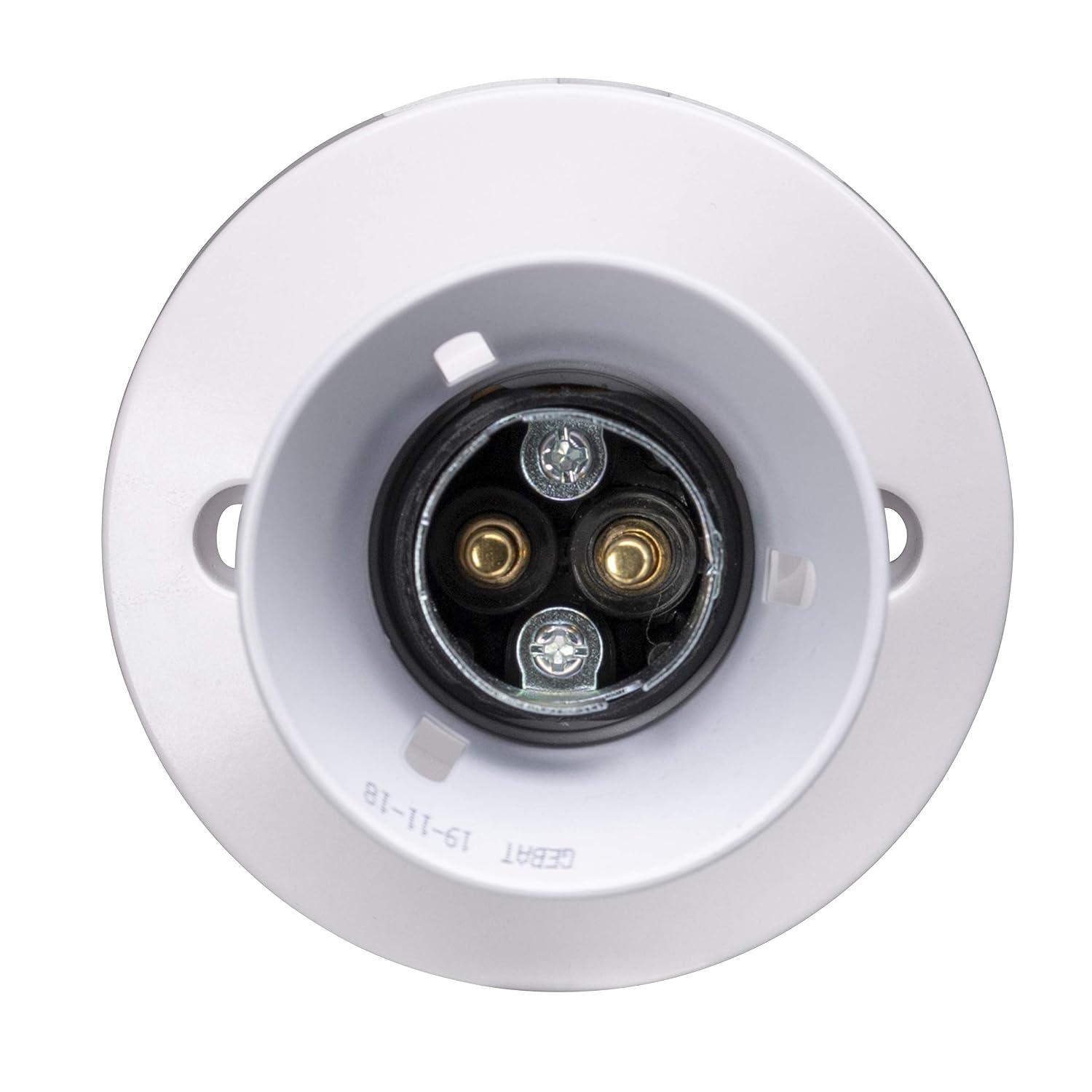Schneider Electric Exclusive White Moulded, Batten Lamp Holder, Pre-wired, 3 Terminal, Straight, Bayonet Bulb Base, 150W - Image 4