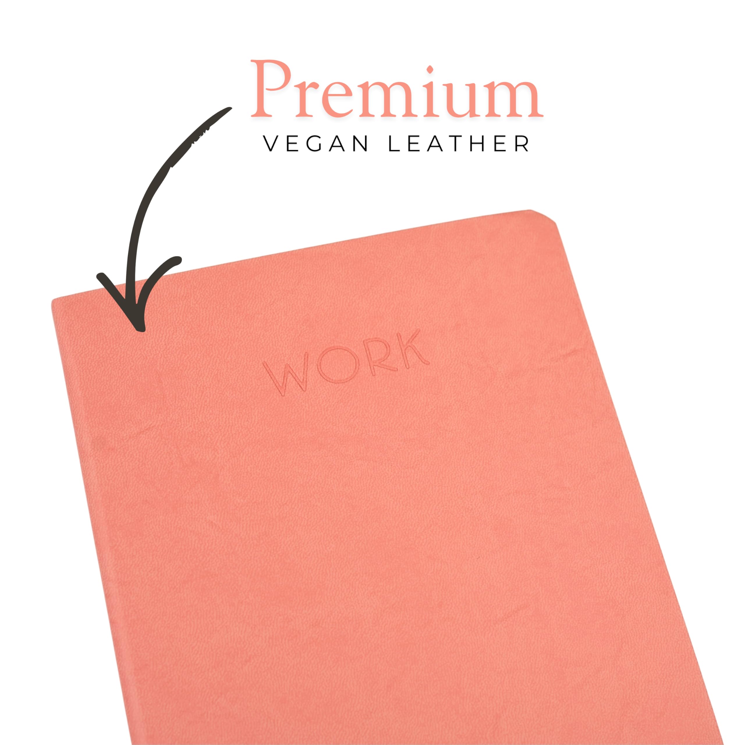 kellofaplan Agenda da lavoro, senza data, 12 mesi, formato A5, rosa, marrone, nero, organizer professionale, carta da 40,8 kg (rosa)