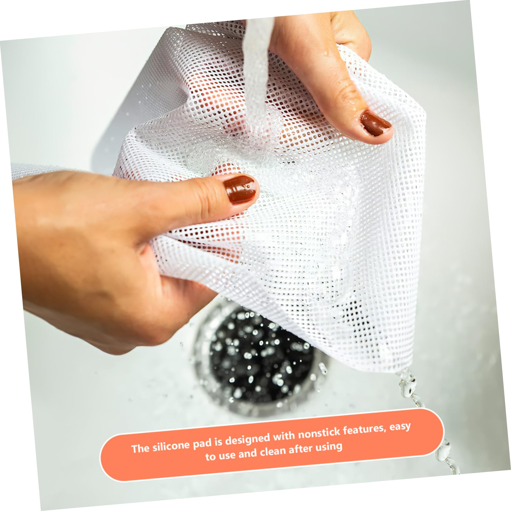 MUCKLILY Sheet Nonstick Dehydrator Mat for Fruit Meat Vegetables Food Dryer Sheet Heat Resistant Easy to Clean Mesh Pad for Dehydrating