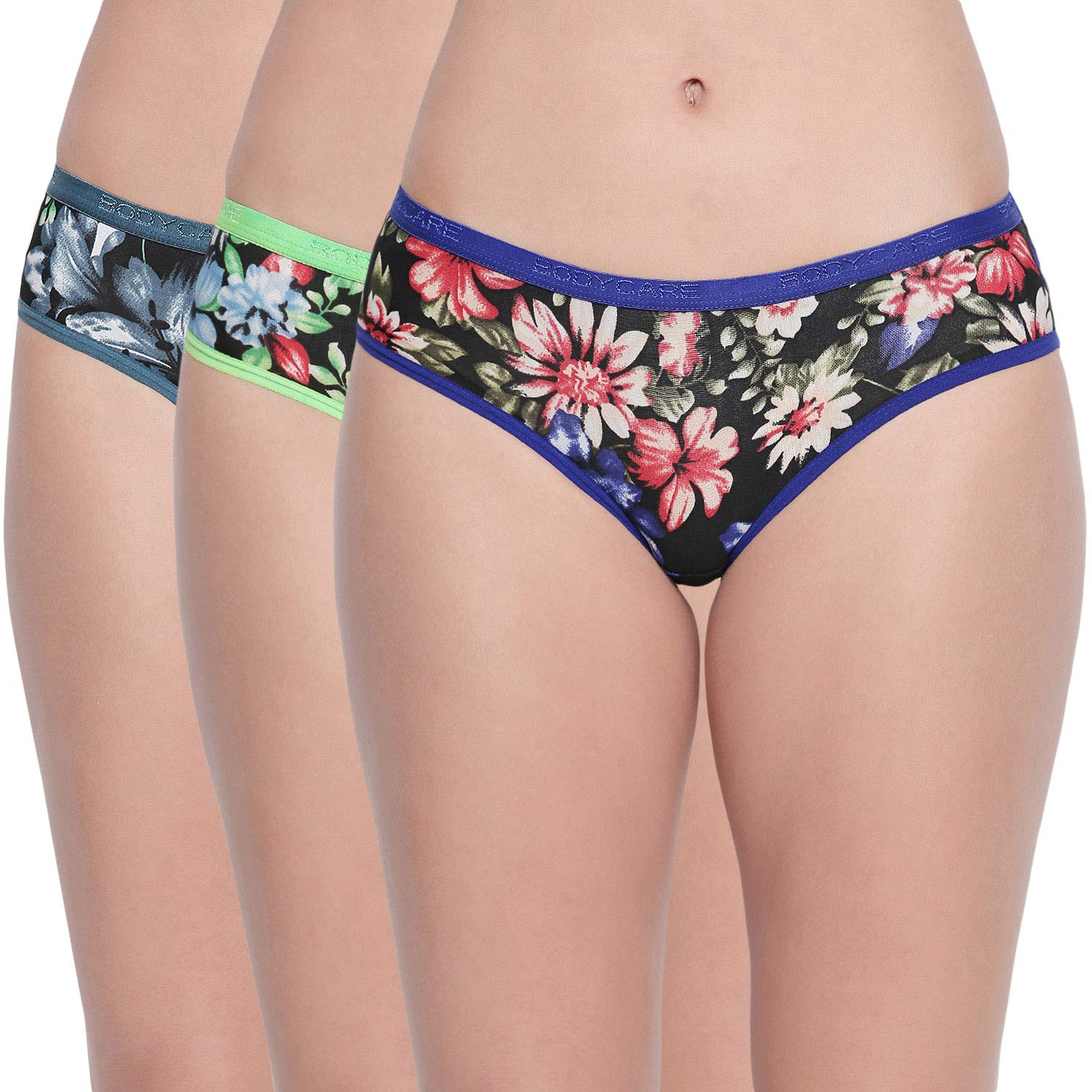 bodycare Women's Polyester Hipsters (Pack of 3) (8001-3PCS_Multicolored_Medium)-picture-31