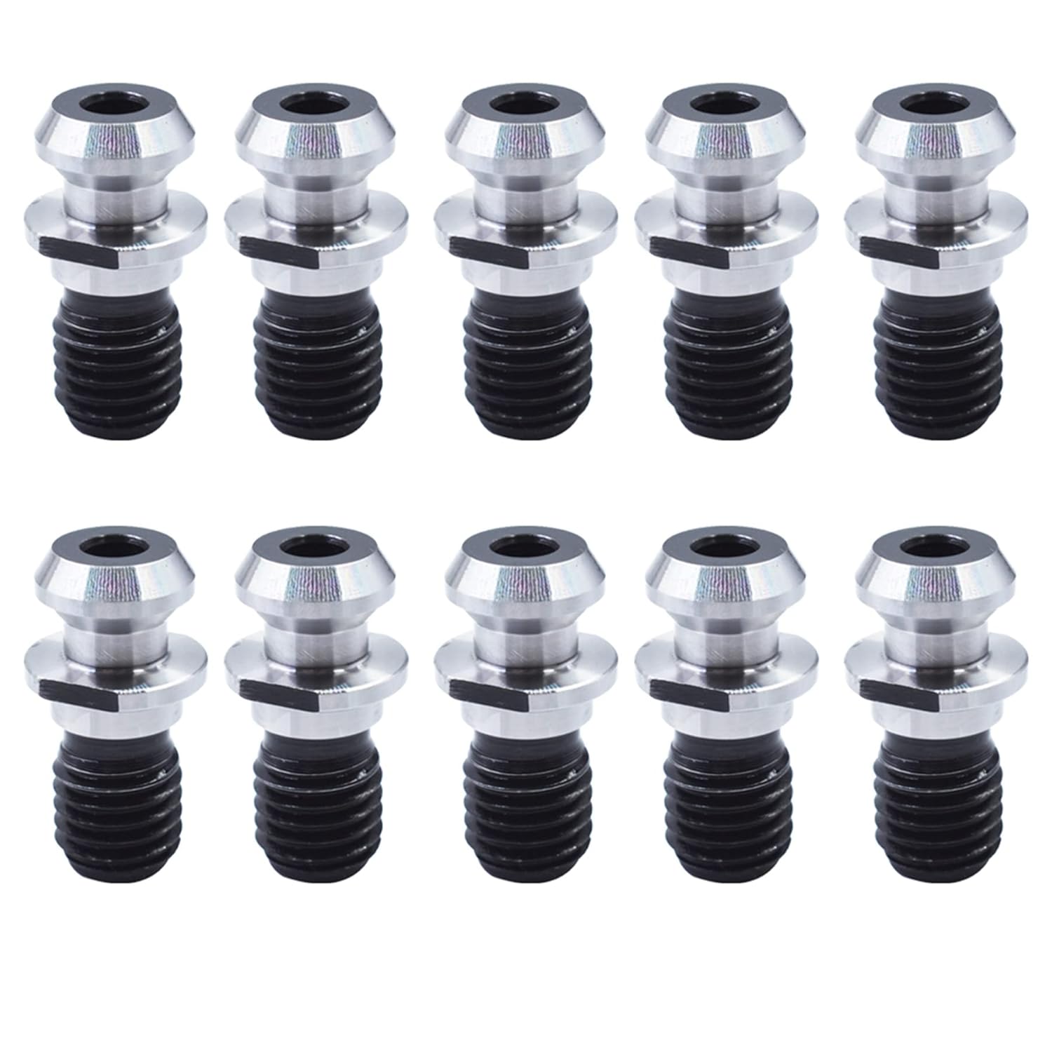 marddpair 10 Packs Pull Stud Retention Knob CAT40 45 Degree 0.740 Inch Suitable for Fadal Hurco Okuma