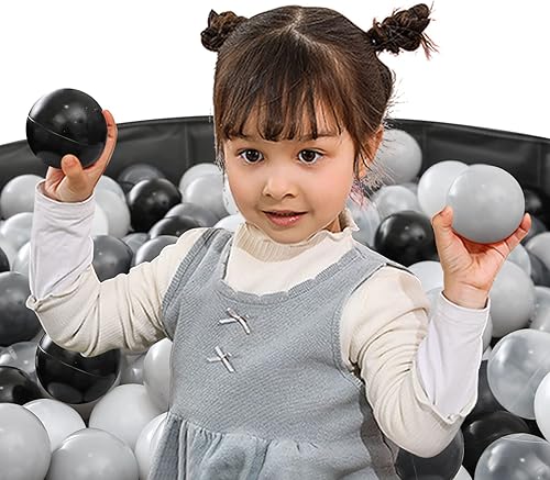 Miniatura 4 de Heopeis Pelotas de juego de pelotas  Pelotas de plástico de 2.75 pulgadas sin BPA, sin ftalatos, no tóxicas, bolas de juego para niños, fiesta de