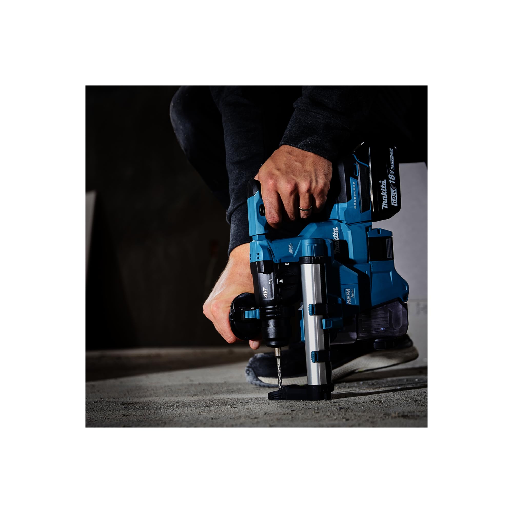 Makita 1911P2-6 DX16 Set di raccolta polveri