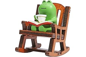 Cute Desk Plant Shelf Table Garden Decoration Frogs Figurines Statue