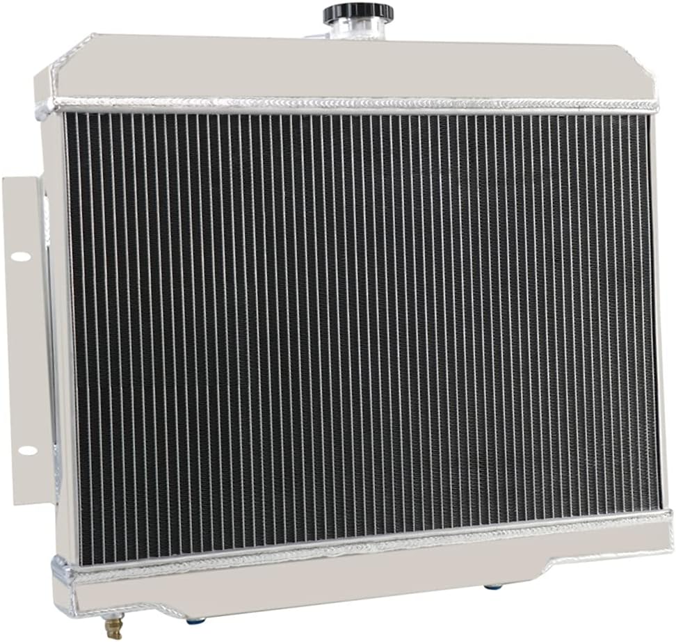 CU583 Radiator Compatible with 1972-1985 Jeep CJ5 CJ6 CJ7 Scrambler 3.8L 4.2L 5.0L, 3 Row Full Performance Aluminum Radiator